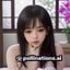 日韩在线用户樱花追剧控头像，年轻女性侧脸，温暖室内光线